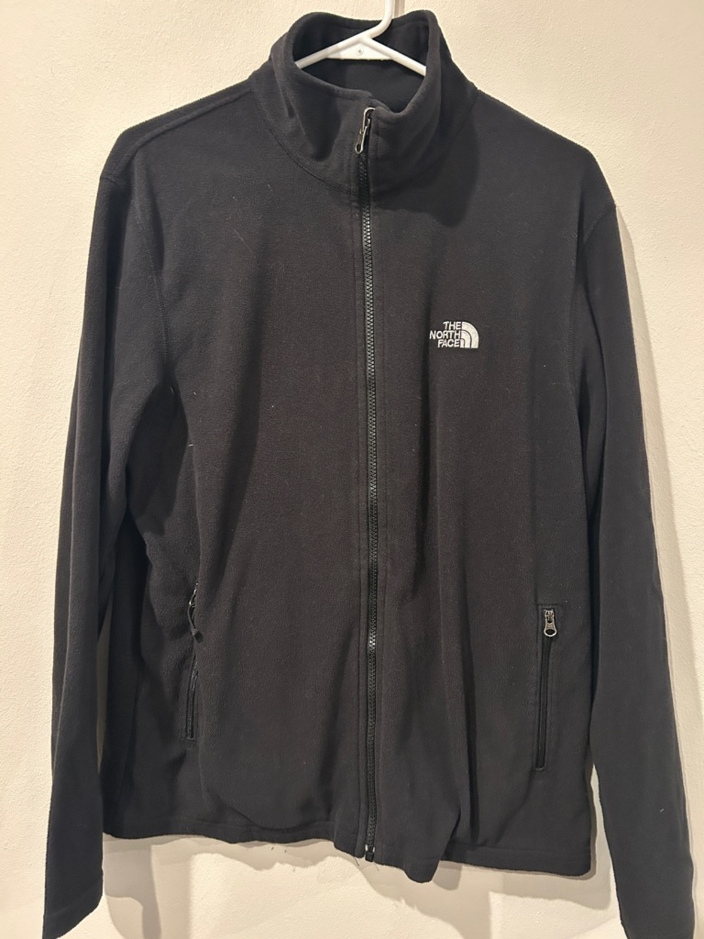 The North Face Black Full Zip Fleece Jacket Men’s Medium M Classic Outdoor
